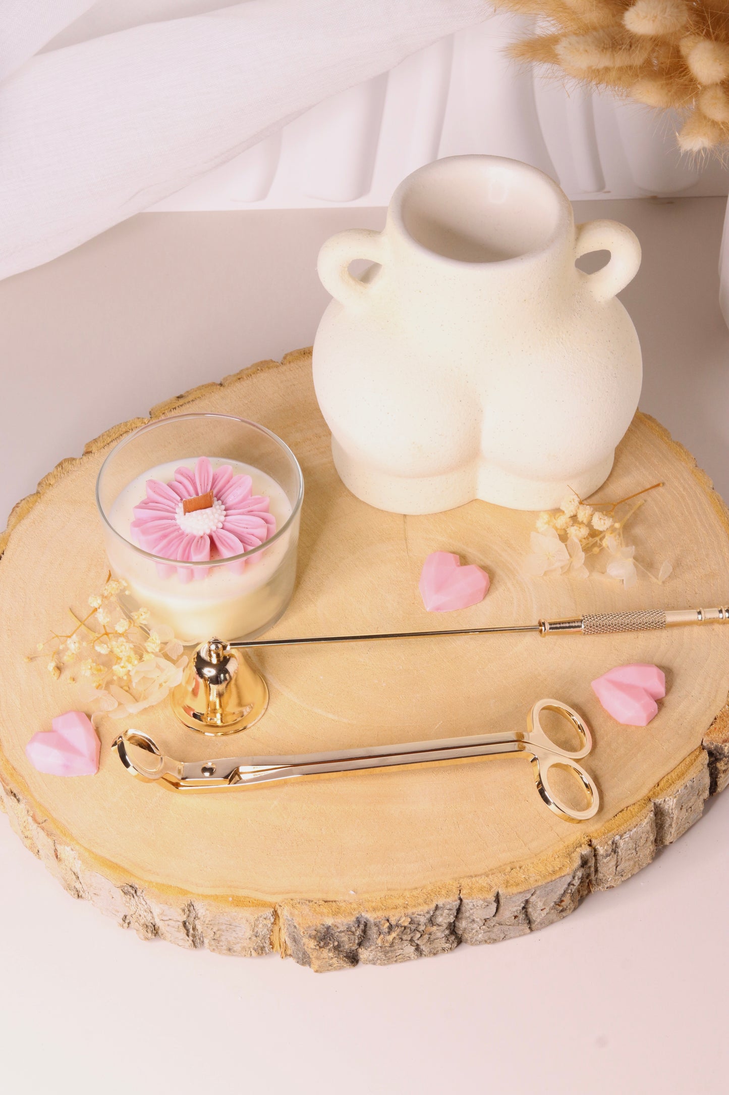 Coupe Mèche et Éteignoir Dorés