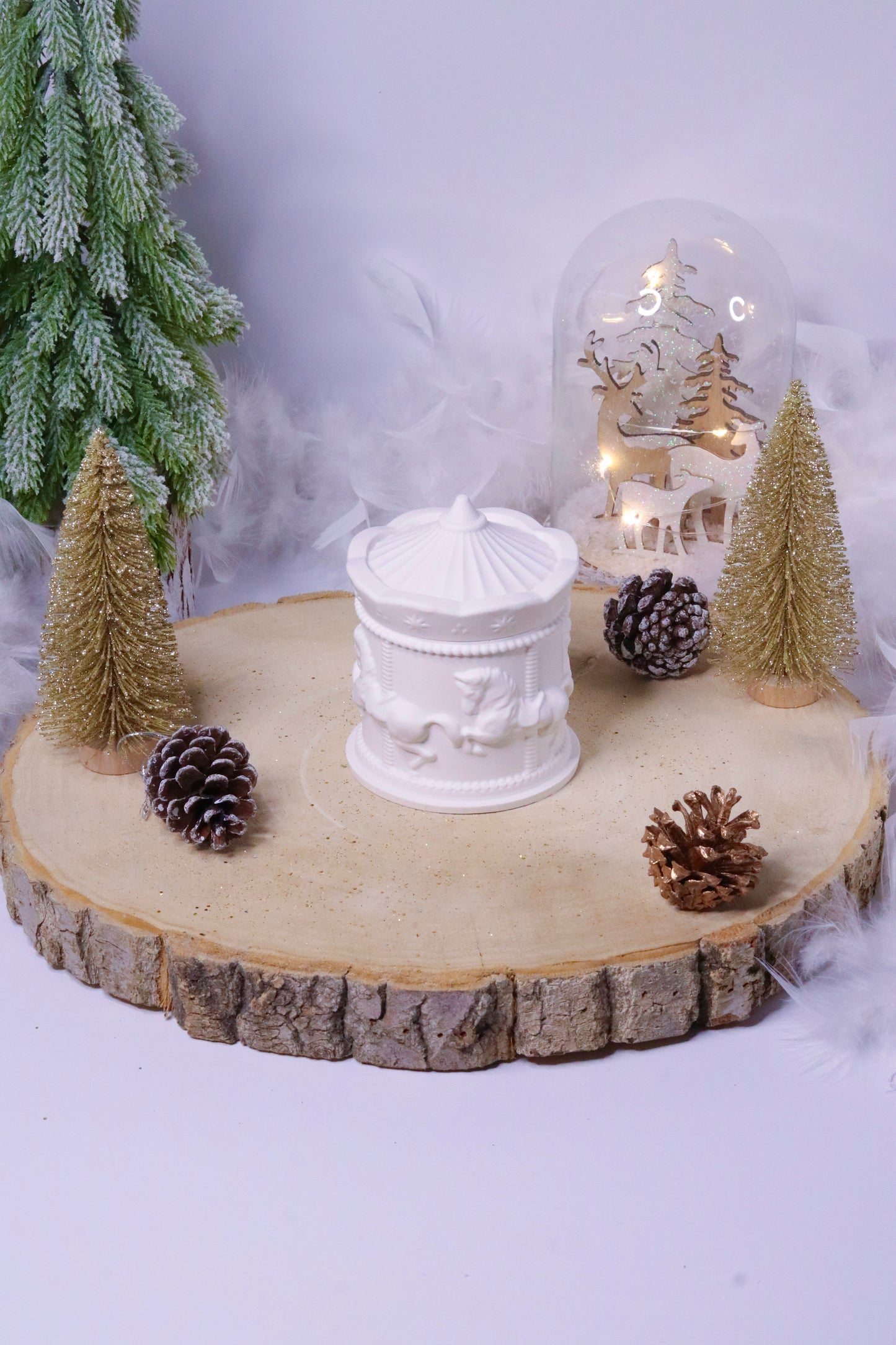 Carrousel Féerique en Jesmonite