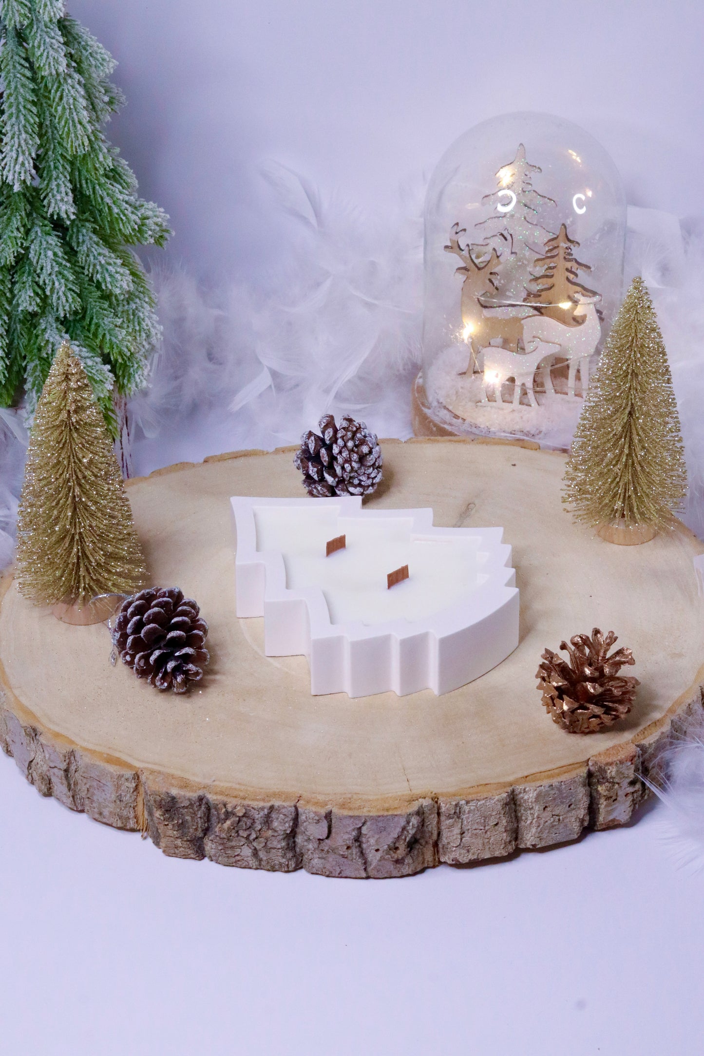 Sapin d’hiver en Jesmonite