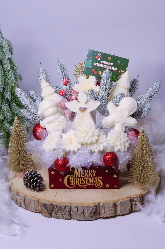 Bouquet Féerie de Noël - Boîte Merry Christmas